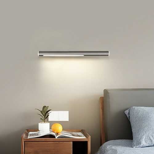 40 LED Closet Portable USB Rechargeable Wardrobe Lamp-Gray