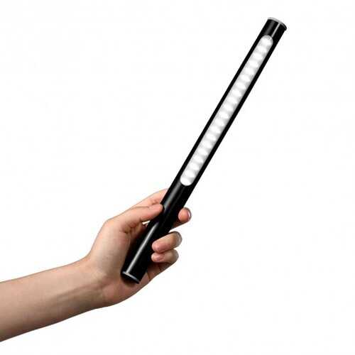 40 LED Closet Portable USB Rechargeable Wardrobe Lamp-Black