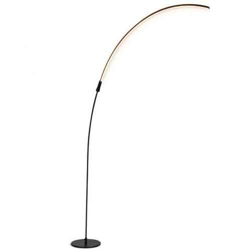 LED Arc Floor Lamp with 3 Brightness Levels-Black