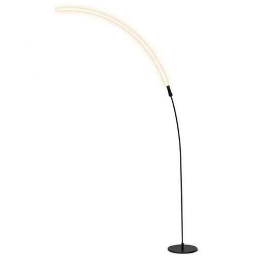 LED Arc Floor Lamp with 3 Brightness Levels-Black