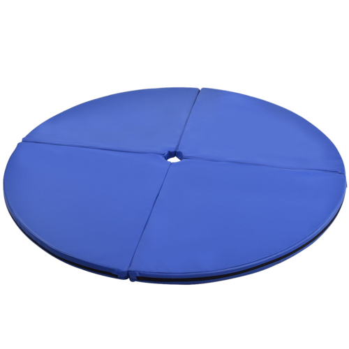 2" Foldable Pole Dance Yoga Exercise Safety Cushion Mat-Blue
