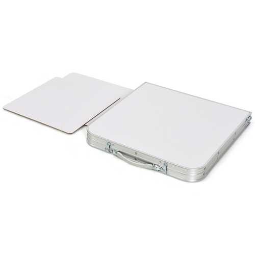 Height Adjustable Folding Camping  Table-Gray