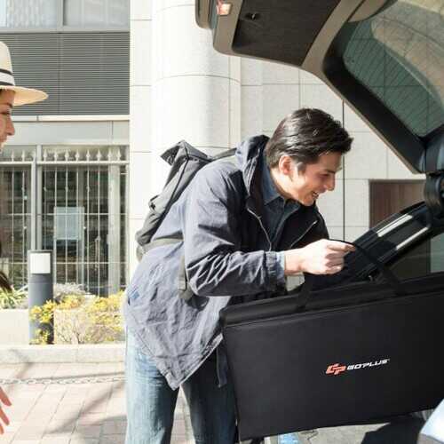 Outdoor Camping Cooking Table with Storage Organizer