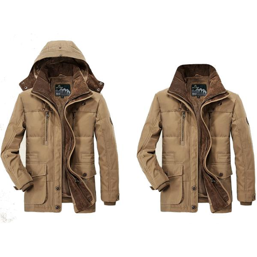 Thicken Multi Pockets Hooded Jackets