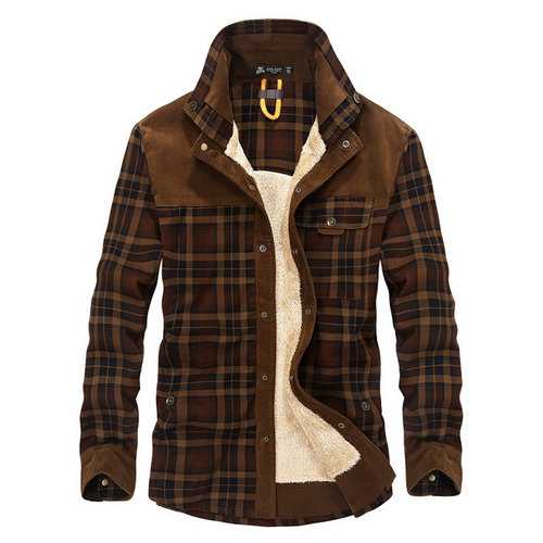 Business Turn Down Collar Thick Jacket