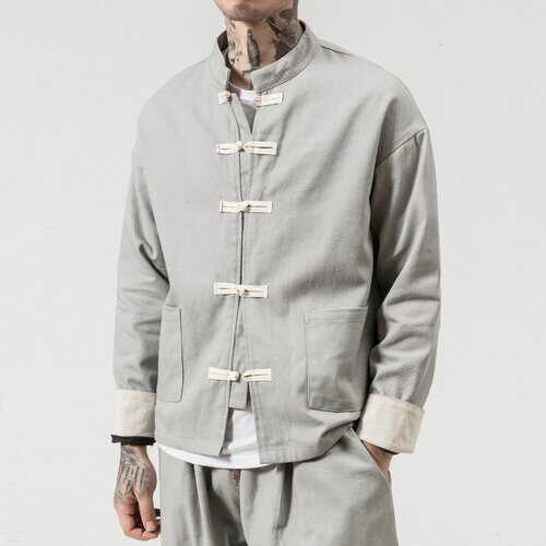 Chinese Style Retro Long Sleeve Casual Jacket