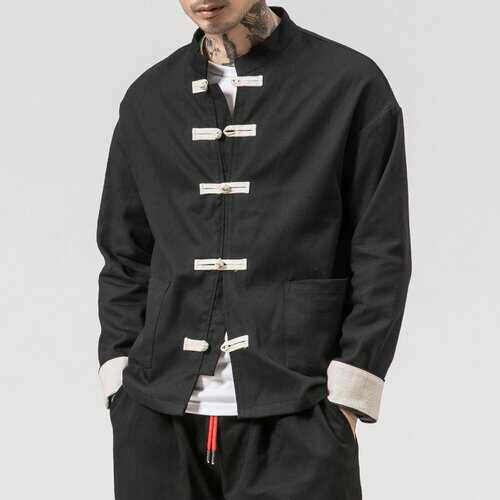 Chinese Style Retro Long Sleeve Casual Jacket