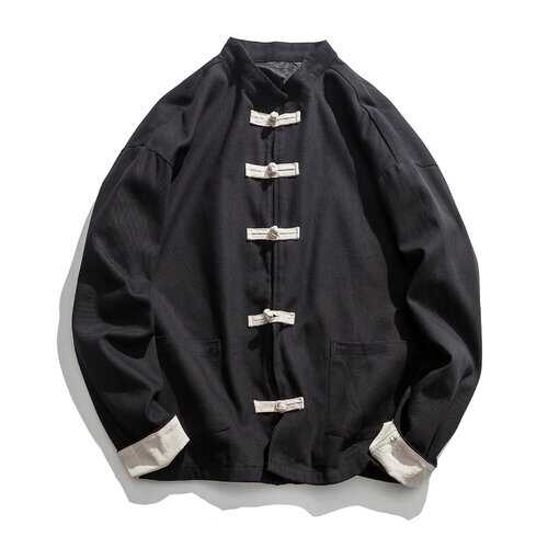 Chinese Style Retro Long Sleeve Casual Jacket