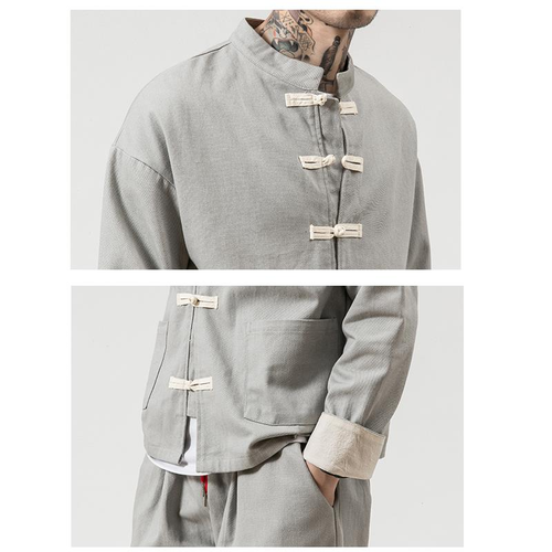 Chinese Style Retro Long Sleeve Casual Jacket