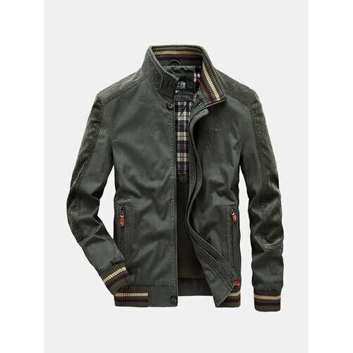 Outdoor Embroidery Letter Cargo Jackets