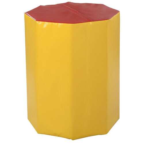 25" x 30" Octagon Skill Shape Exercise Gymnastic Mat-Yellow