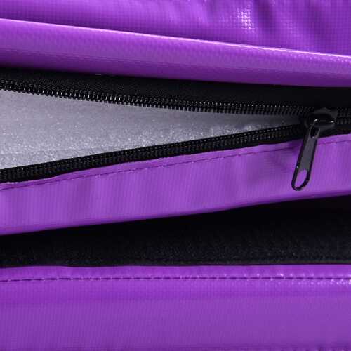 6' x 3.2' Portable Thick Gymnastics Mat with Two Folding Panel