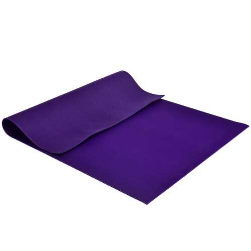 7' x 5' x 8 mm Thick Workout Yoga Mat-Purple
