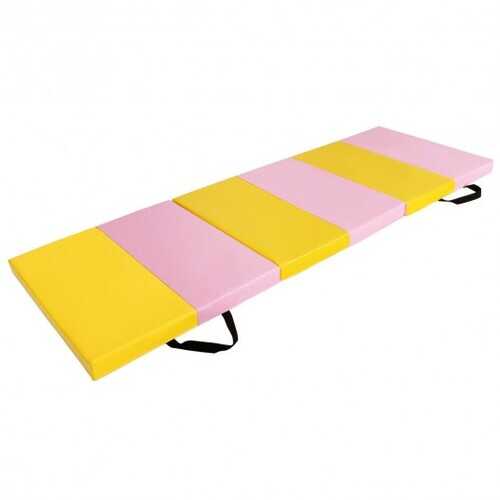 6' x 2' x 2.5" 3-Fold Gymnastics Tumbling Fitness Mat