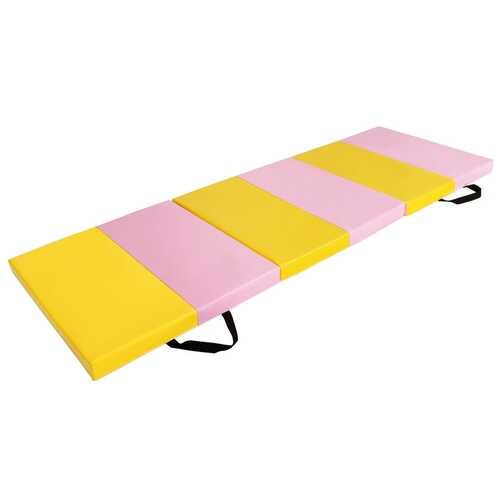 6' x 2' x 2.5" 3-Fold Gymnastics Tumbling Fitness Mat