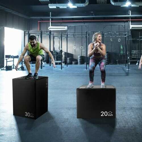 Fitness 3 in 1 Foam Jumping Box Plyometric Box for Jump Training
