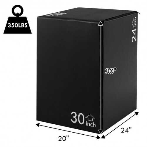 Fitness 3 in 1 Foam Jumping Box Plyometric Box for Jump Training