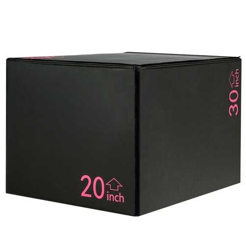 Fitness 3 in 1 Foam Jumping Box Plyometric Box for Jump Training