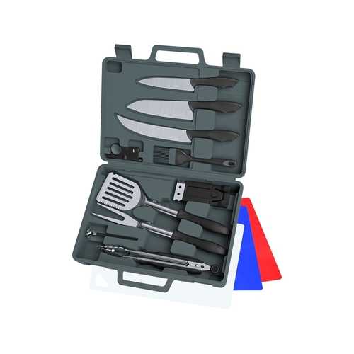 CUT-N-QUE 14 Piece BBQ Set